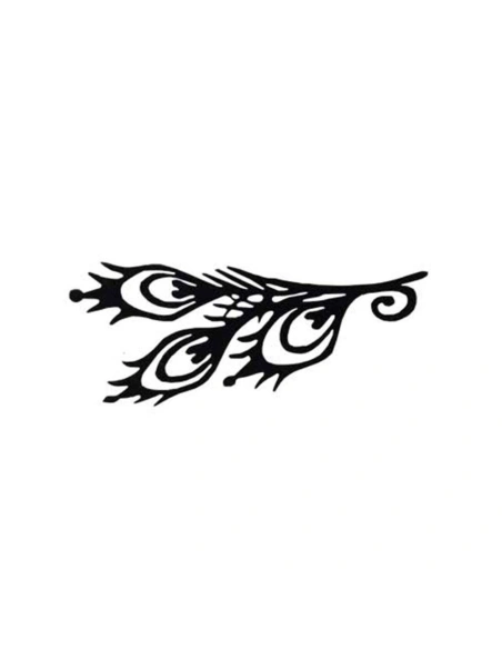 Theatrical false eyelashes - Peacock | Kalentin sustainable lash brand