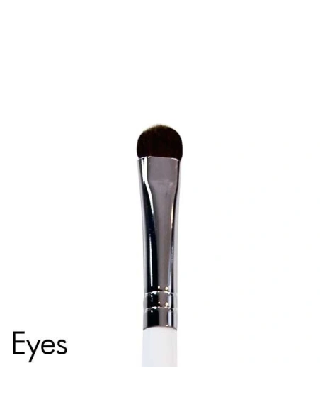 Silver makeup brush - KC8  | Kalentin sustainable cosmetic brand