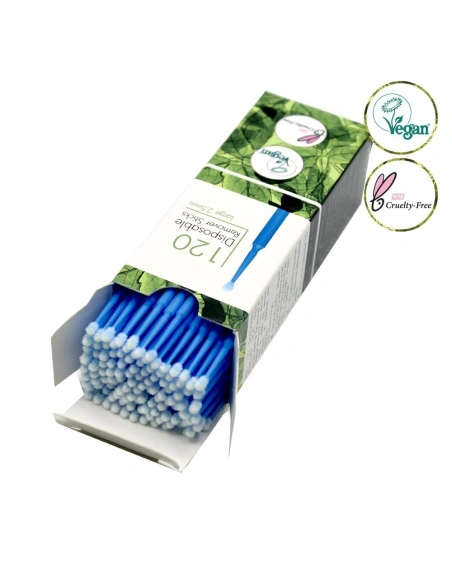 Vegan Disposable Remover Sticks 2.5mm 120 pcs | Kalentin Sustainable Lash Brand