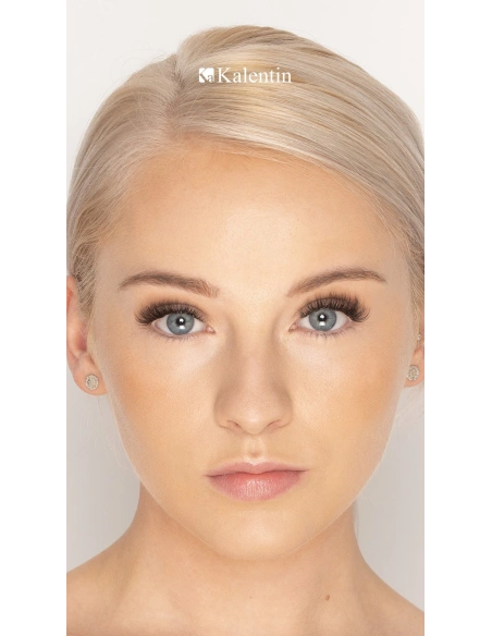 D Mix Rich Espresso Eyelash Extensions | Kalentin Sustainable Lash Brand