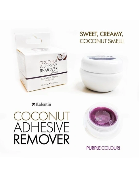 Coconut cream remover 20ml | Kalentin sustainable lash brand