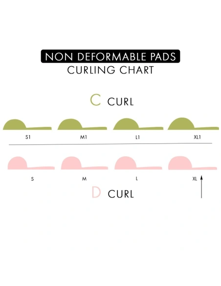 Non deformable Silicon pads 5 pairs 'XL' | Kalentin professional lash lift supplier