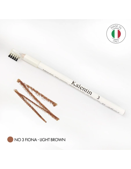 Mineral Eyebrow Pencil No 3 Fiona - Light Brown | Kalentin Sustainable Lash Brand