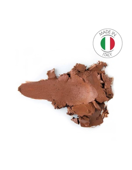 Dark Brown Matte Mineral Compact Foundation- No 9 Wasabi | Kalentin Sustainable Cosmetic Brand