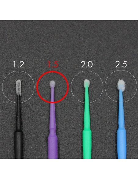 Vegan Disposable Remover Sticks 1.5mm 120 pcs | Kalentin Sustainable Lash Brand