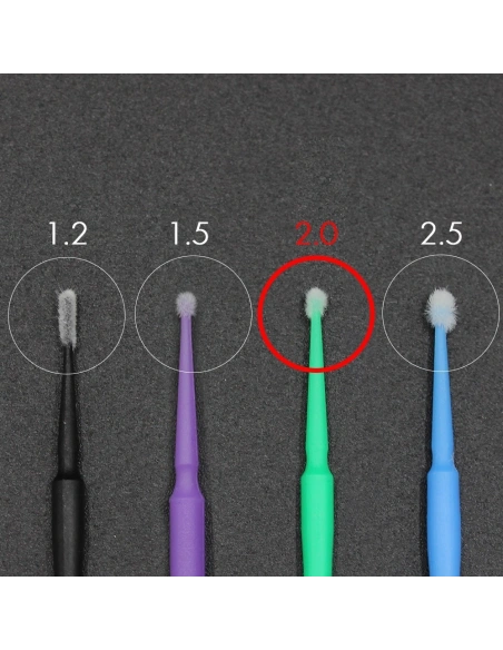 Vegan Disposable Remover Sticks 2.0mm 120 pcs | Kalentin Sustainable Lash Brand