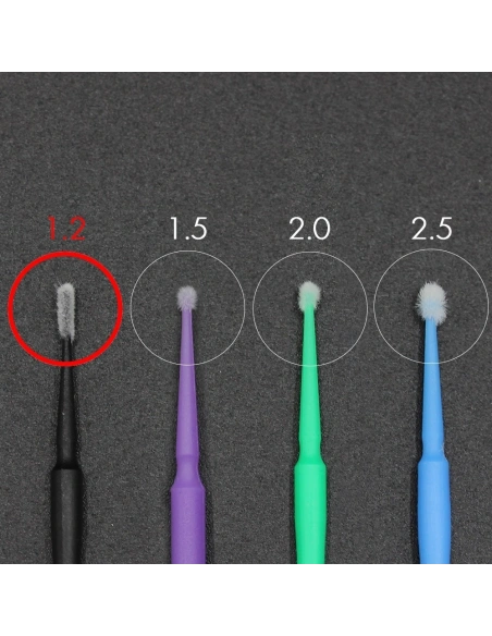 Vegan Disposable Remover Sticks 1.2mm 120 pcs | Kalentin Sustainable Lash Brand