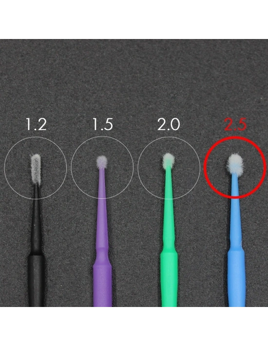 Vegan Disposable Remover Sticks 2.5mm 120 pcs | Kalentin Sustainable Lash Brand