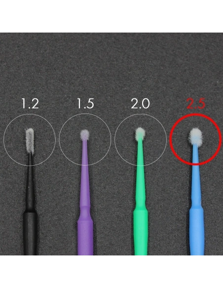 Vegan Disposable Remover Sticks 2.5mm 120 pcs | Kalentin Sustainable Lash Brand