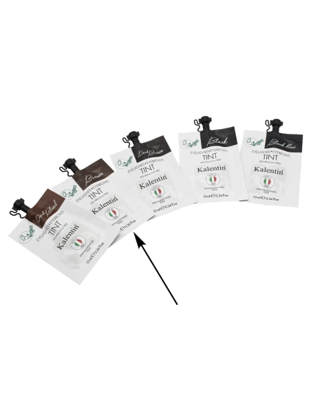 Henna Effect Hybrid Semi-Activated Eyebrow & Eyelash Vegan Tint - Brown 10ml | Kalentin Sustainable Lash Brand