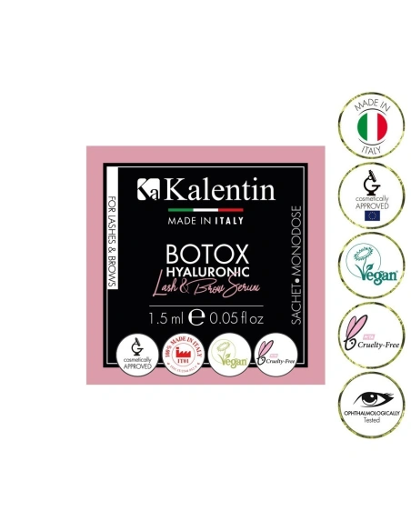 Botox Hyaluronic - Lash and Brow Serum - single sachet 1.5ml | Kalentin Sustainable Lash Brand