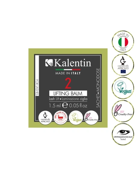 Vegan Lash Lift - Lifting balm - single sachet 1.5ml | Kalentin Sustainable Lash Brand