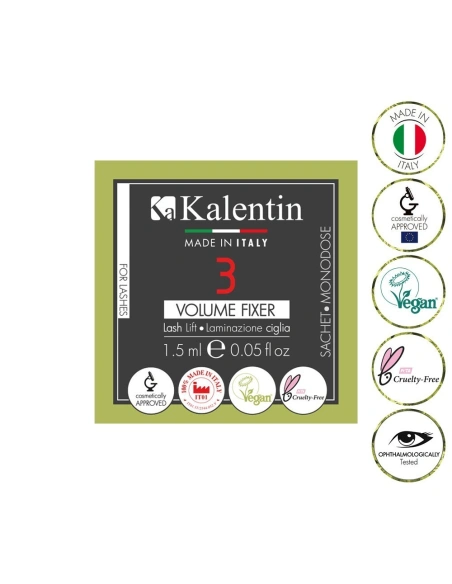 Vegan Lash Lift - Volume Fixer - single sachet 1.5ml | Kalentin Sustainable Lash Brand