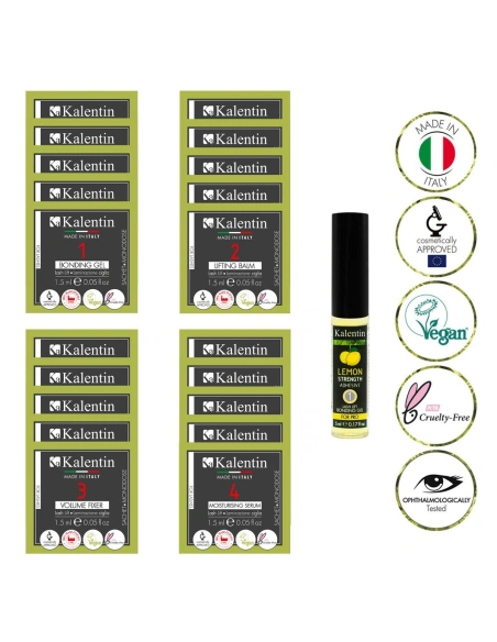 Lash lift sachets set| Kalentin Sustainable Lash Brand