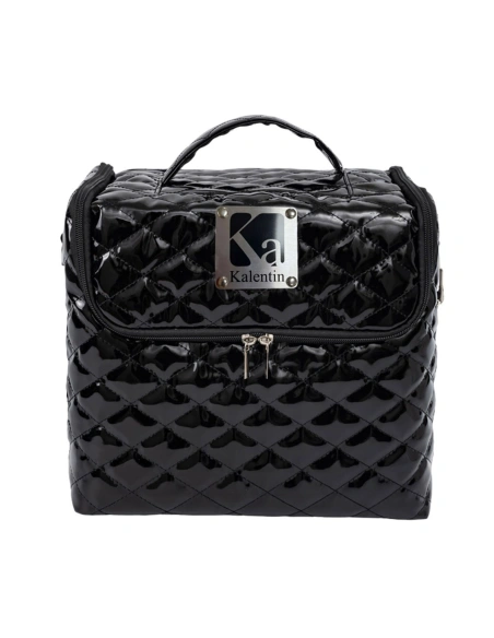 Soft Black Beauty Bag | Kalentin sustainable cosmetic brand