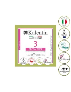 Vegan Brow Lamination - Brow Fixer single sachet 1.5ml | Kalentin Sustainable Lash Brand