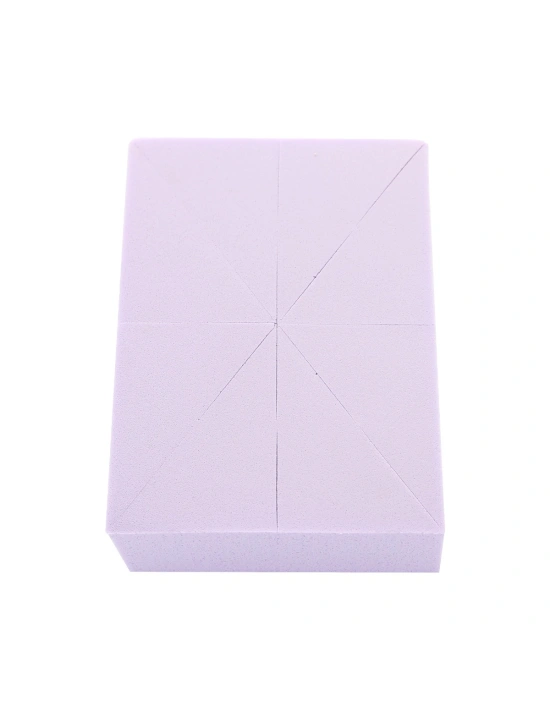 Rectangular latex sponge - 8 sections | Kalentin sustainable cosmetic brand
