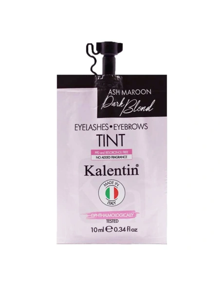 Premium Eyebrow & Eyelash Tint - Ash Maroon Dark blond 10ml | Kalentin