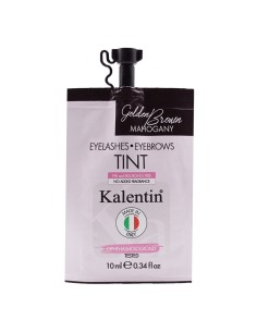 Premium Eyebrow & Eyelash Tint - Golden Brown Mahogany 10ml | Kalentin