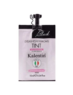 Premium Eyebrow & Eyelash Tint - Black 10ml | Kalentin