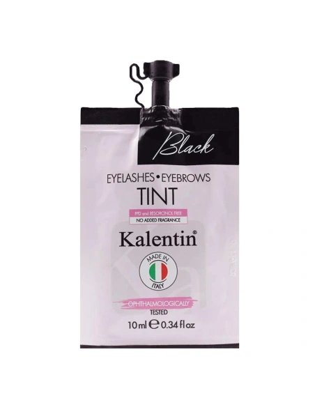 Premium Eyebrow & Eyelash Tint - Black 10ml | Kalentin