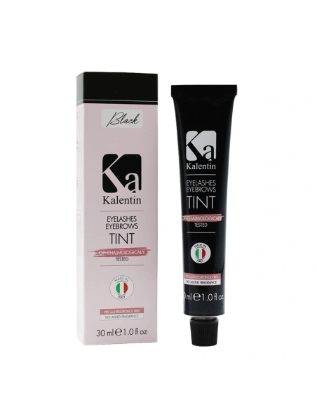 Premium Eyebrow & Eyelash Tint - Black 30ml| Kalentin