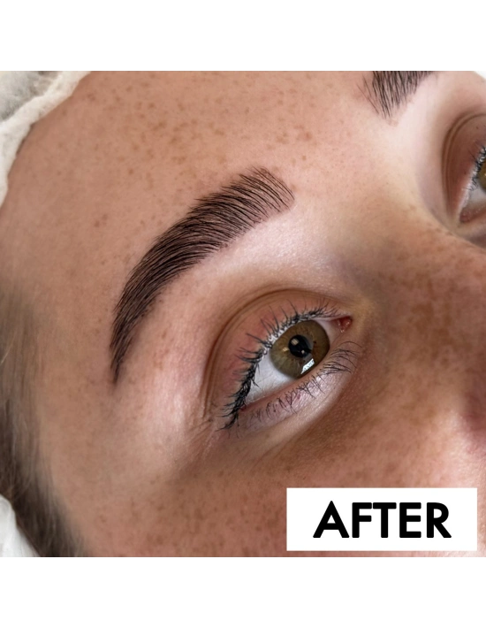 Henna Effect Hybrid Semi-Activated Eyebrow & Eyelash Vegan Tint - Brown 10ml | Kalentin Sustainable Lash Brand