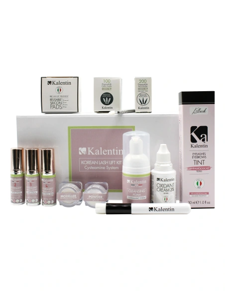 Vegan Lash lift SET CYSTEAMINE DENSE Formula for Korean lash lift airless 5ml | Kalentin Sustainable Lash Brand