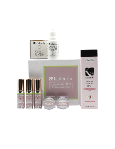 Vegan Lash lift SET CYSTEAMINE DENSE Formula for Korean lash lift airless 5ml | Kalentin Sustainable Lash Brand
