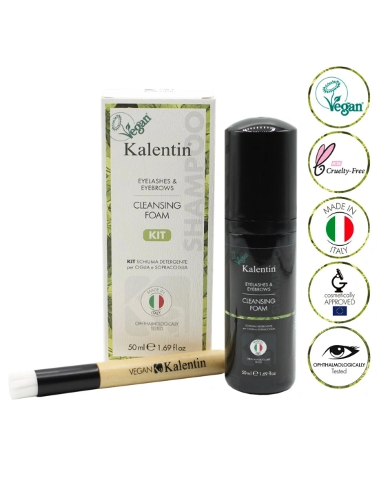 Vegan Eyelash Cleansing foam Kit Lash shampoo