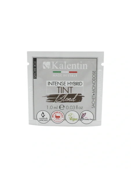 Vegan Eyebrow Intense Hybrid Tint - Blond 1ml | Kalentin Sustainable Lash Brand