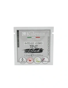 Vegan Eyelash & Eyebrow Intense Hybrid Tint - Black 1ml | Kalentin Sustainable Lash Brand