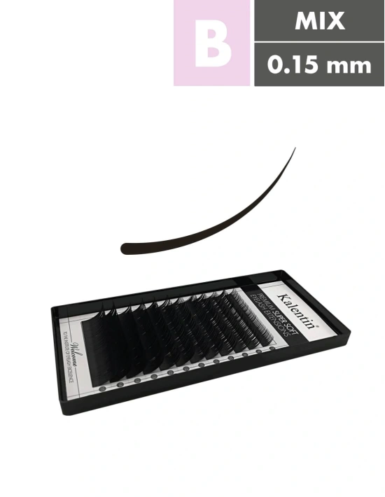 B Mix Box Classic Eyelash Extensions | Kalentin Sustainable Lash Brand