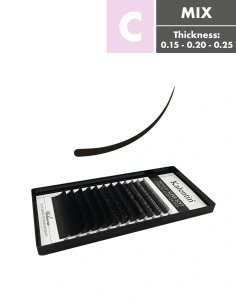 C Mix Box Classic Eyelash Extensions | Kalentin Sustainable Lash Brand