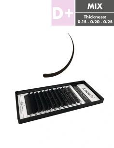 D+ Mix Box Classic Eyelash Extensions | Kalentin Sustainable Lash Brand