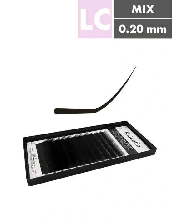 LC Mix Box Classic Eyelash Extensions | Kalentin Sustainable Lash Brand