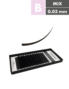 B Mix box volume eyelash extensions | Kalentin sustainable lash brand 2